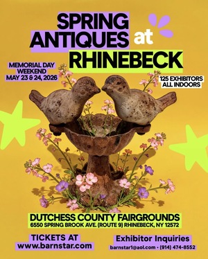 Spring Antiques at Rhinebeck on May 23 & 24